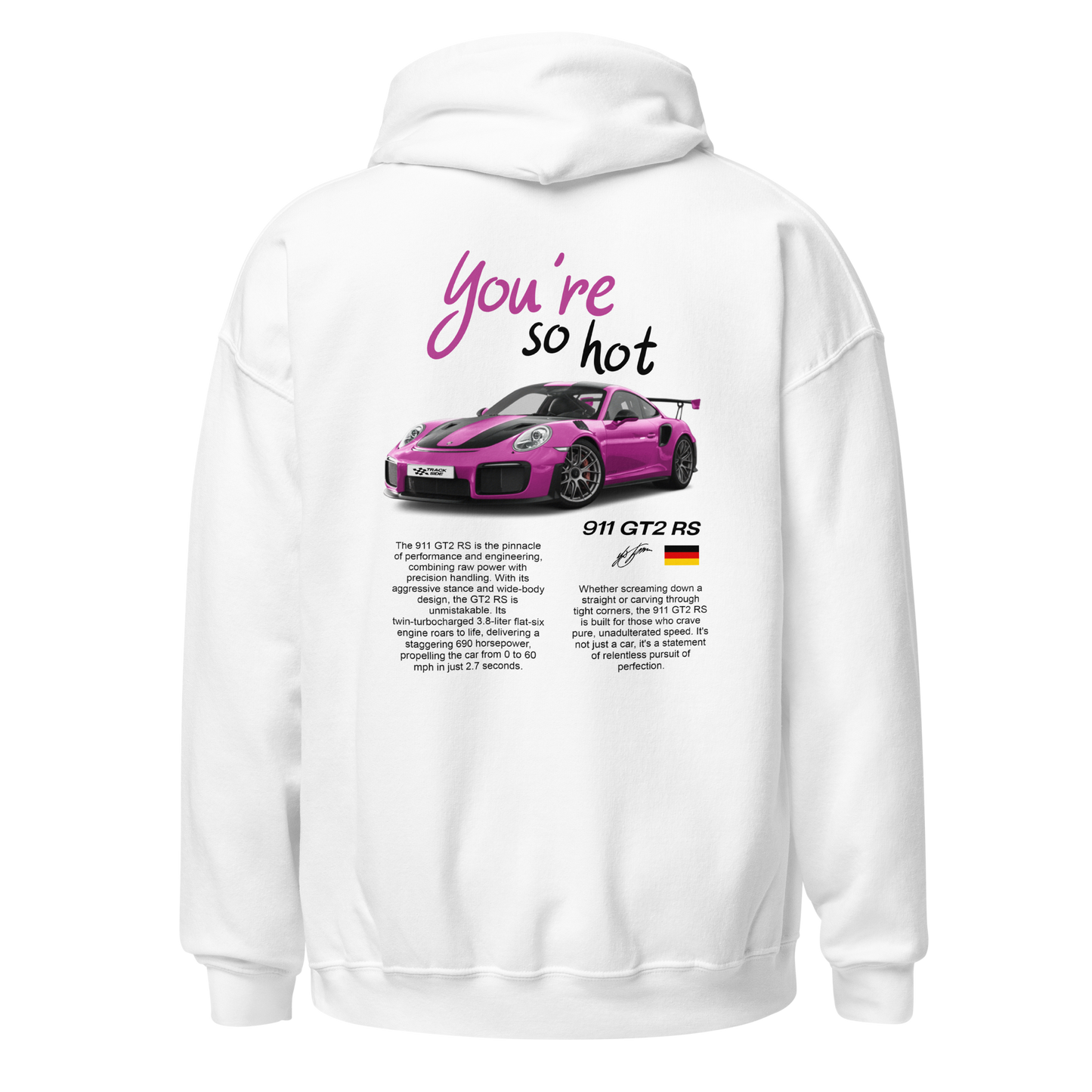 White "You're so hot" Hoodie