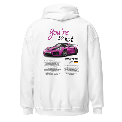 White "You're so hot" Hoodie