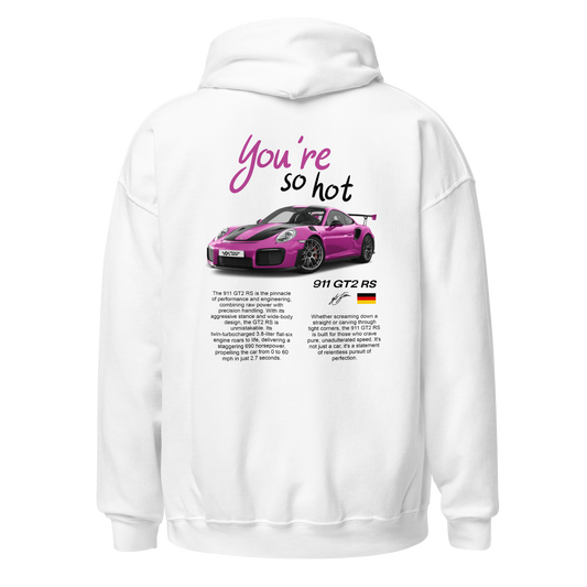 White "You're so hot" Hoodie